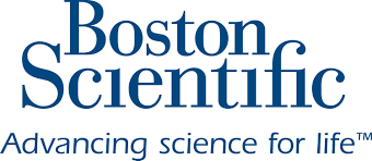 Boston Scientific (BSCI) logo white background blue fiont Boston Scientific (BSCI) logo