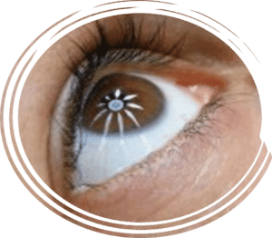 eye in circle no background